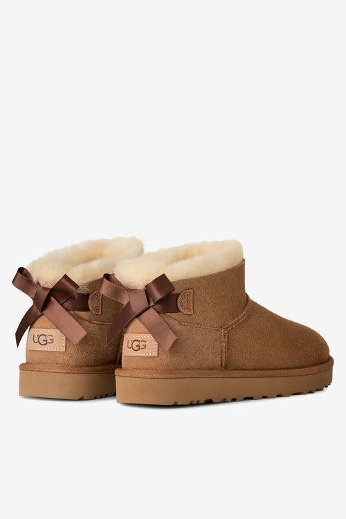 Ugg Stivale Ultra Mini Bailey Bow basso con fiocco da donna-2