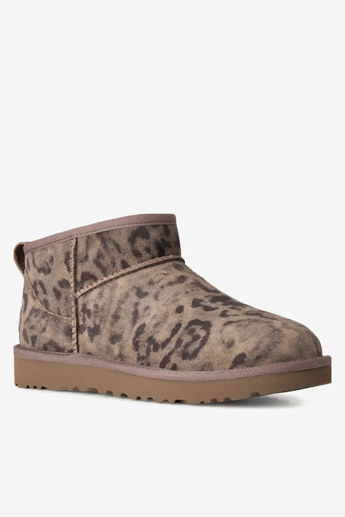 UGG Ultra Mini Spotted Animalier donna in camoscio-2