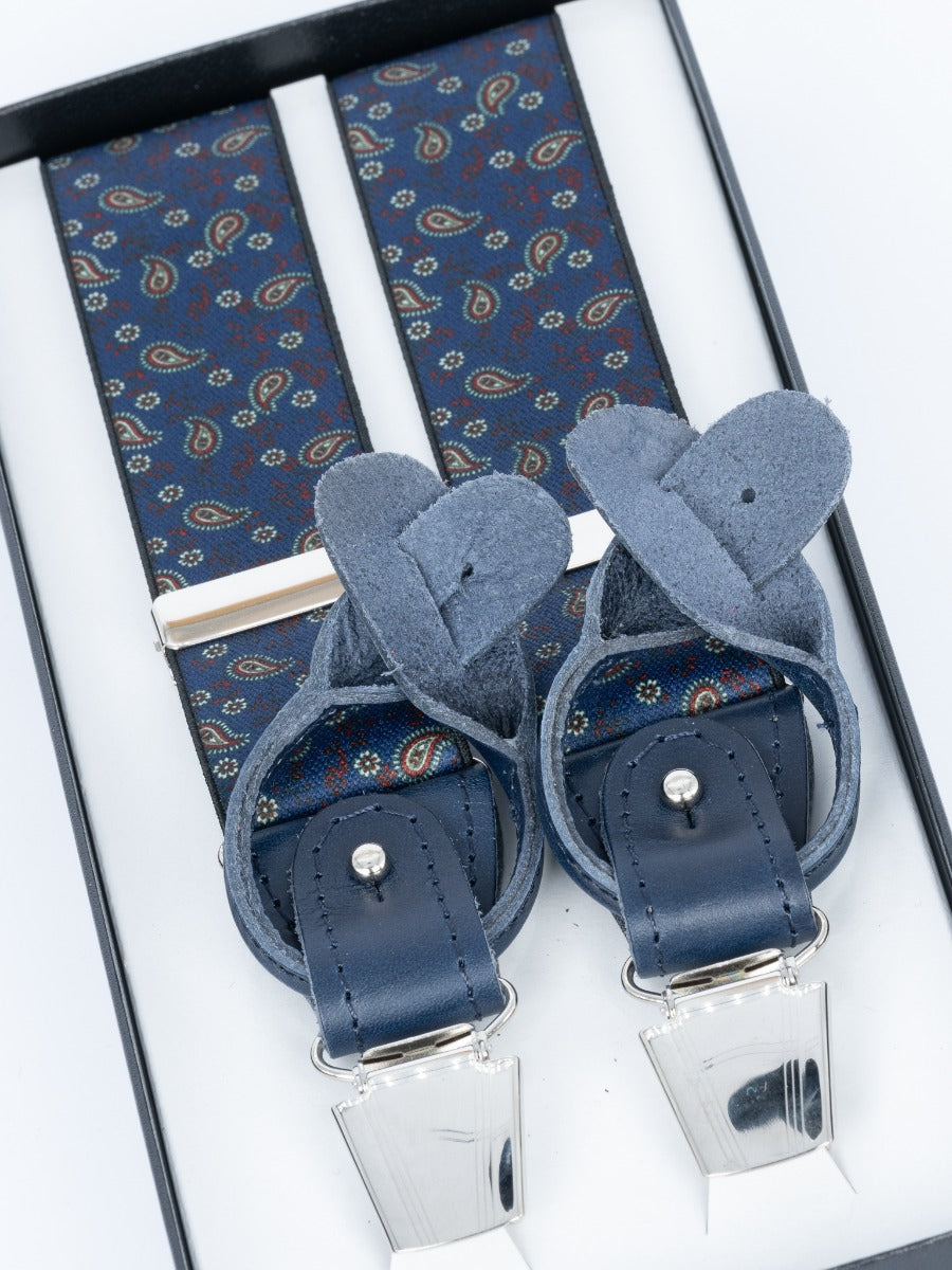 Valdi Men's Blue Suspenders-5