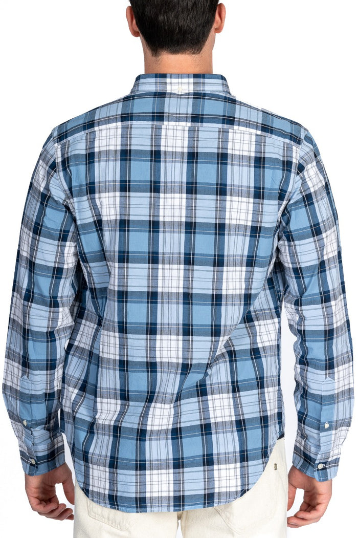 Woolrich Camicia Blu Chiaro Uomo-2