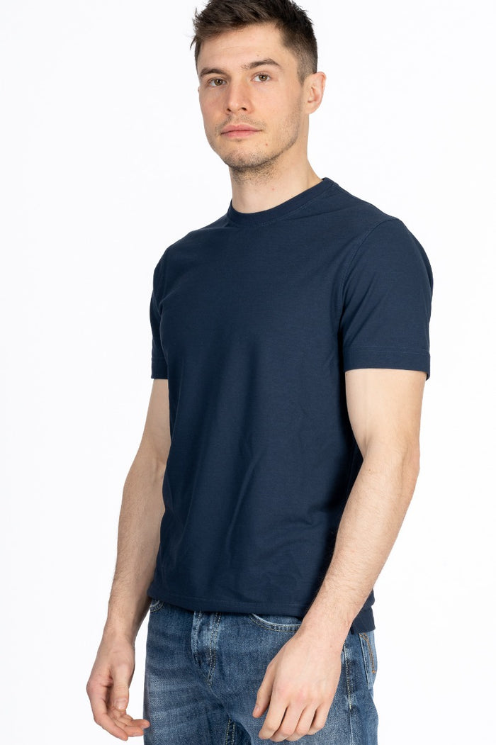 Zanone T-shirt Mc Blu Navy Uomo