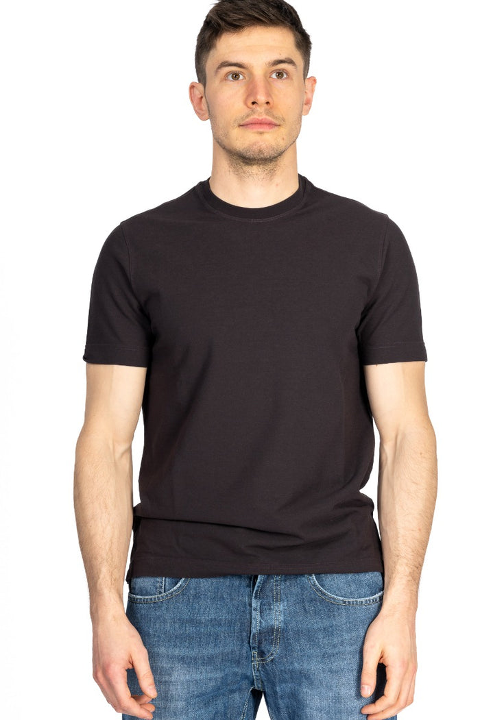 Zanone T-shirt Mc Marrone Uomo